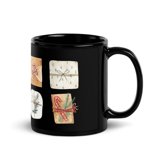 Christmas Gift Christian Black Glossy Coffee Mug Gift