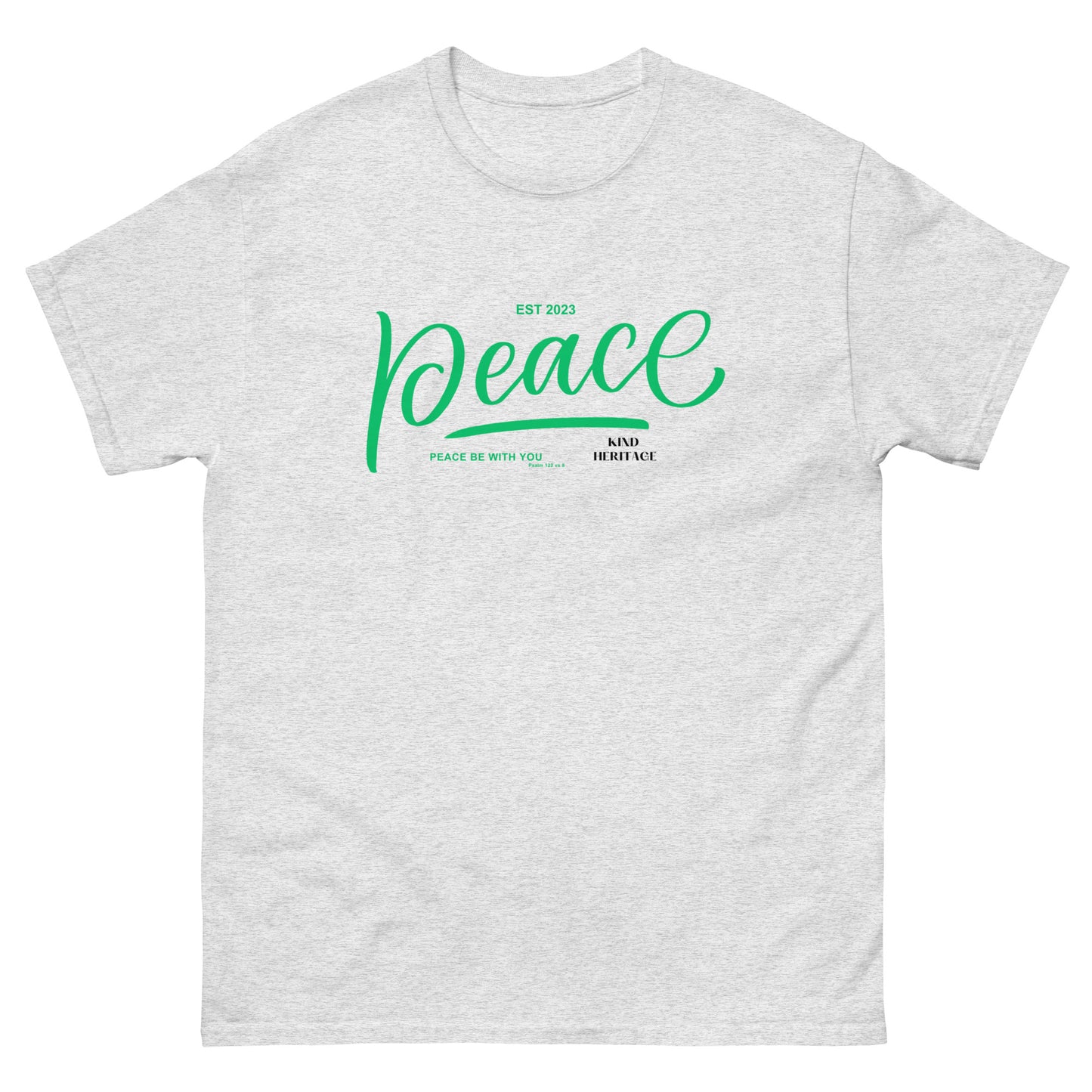 Peace T-shirt Men's Unisex Classic T-shirt | Christian T-shirt Gift Christian Clothing Brand