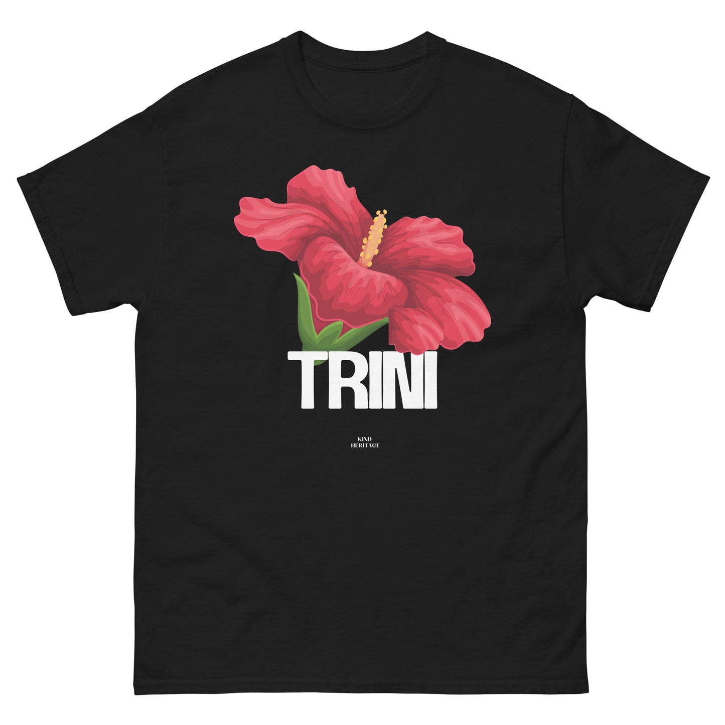 Trini Hibiscus Flower T-shirt | Trinidad and Tobago Tshirt Unisex Trini Classic Tee