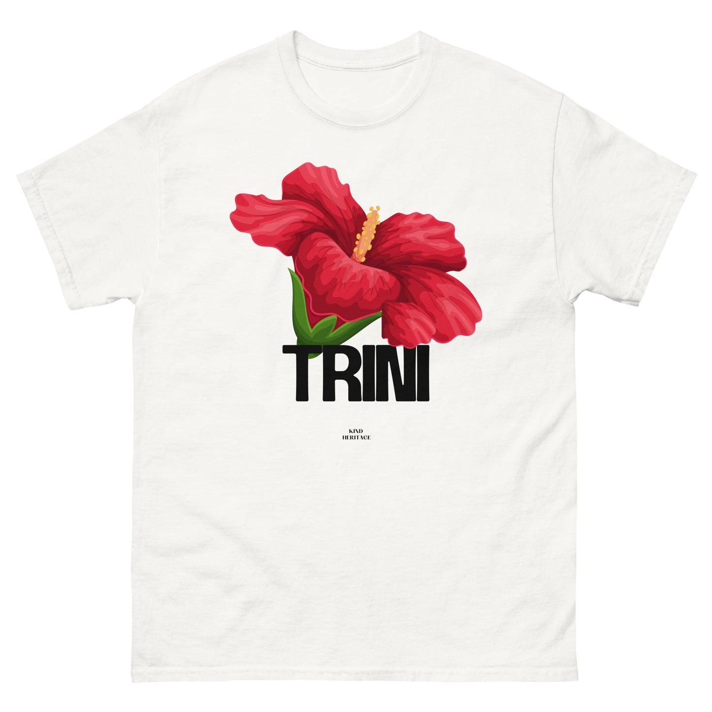 Trini Hibiscus Flower T-shirt | Trinidad and Tobago Tshirt Unisex Trini Classic Tee