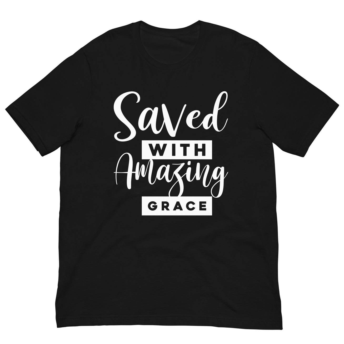 Saved with Amazing Grace Shirt